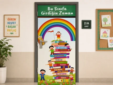 Bu Sınıfa Girdiğin Zaman Kapı Giydirme Folyosu